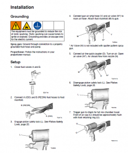 Instrucțiuni de instalare și montaj pentru pistolul de pulverizare spumă poliuretanică Fusion Air Purge